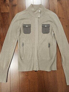 Victorinox men's zip up cardigan in size small
